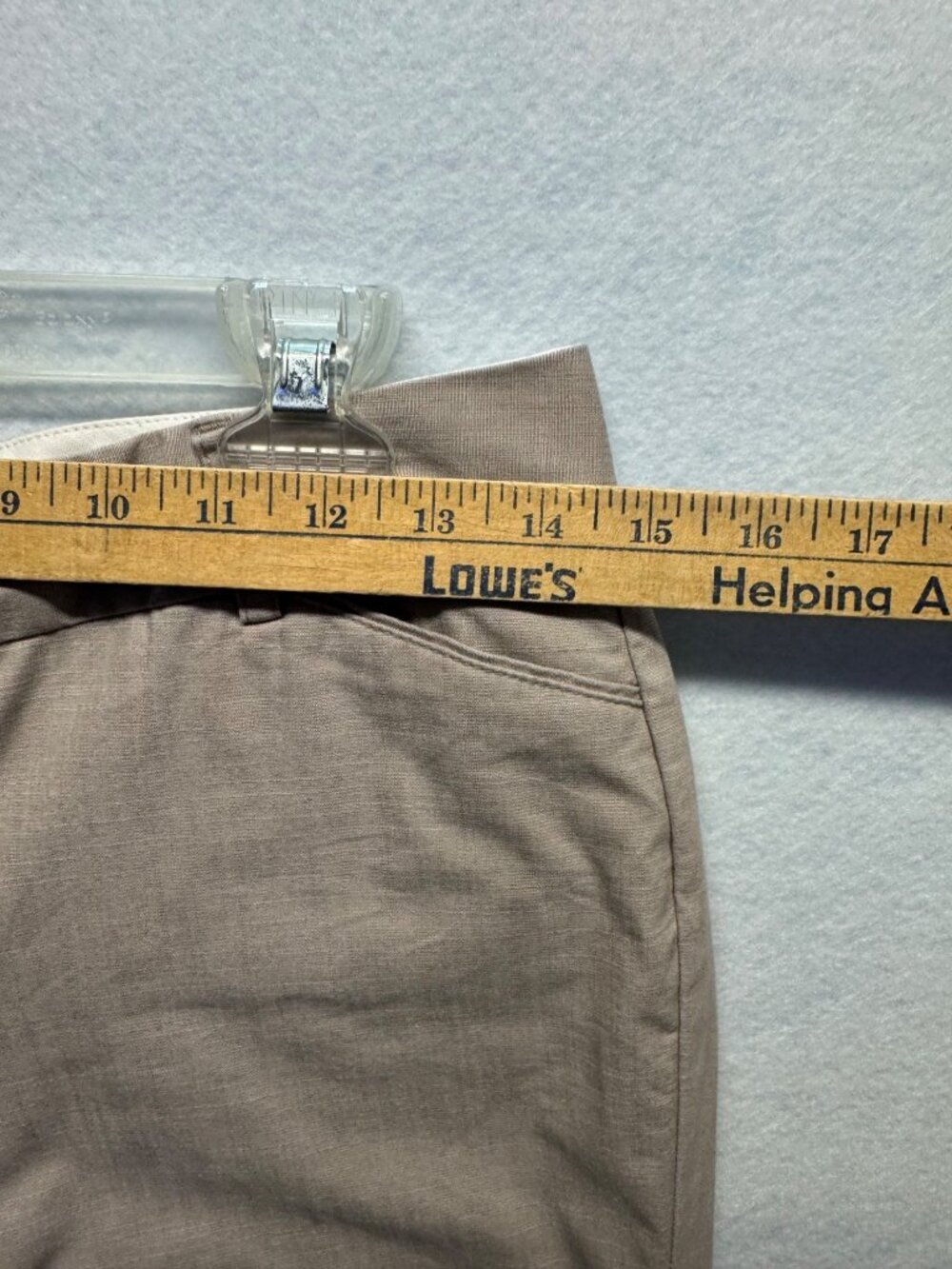 Womens Van Heusen Stretch Khaki Pants Size 2 Cotton Blend - Picture 5 of 10